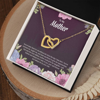 Interlocking Hearts Necklace For Mother