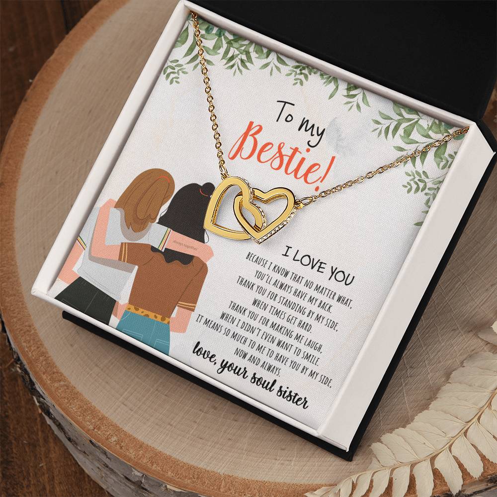Now & Always - Necklace Interlocking Hearts Necklace