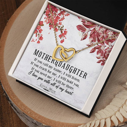 Mother & Daughter- Interlocking Hearts Interlocking Hearts Necklace