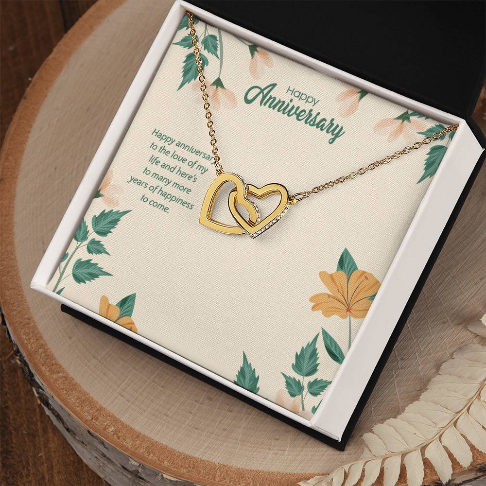 Love Of My Life - Interlocking Hearts Necklace