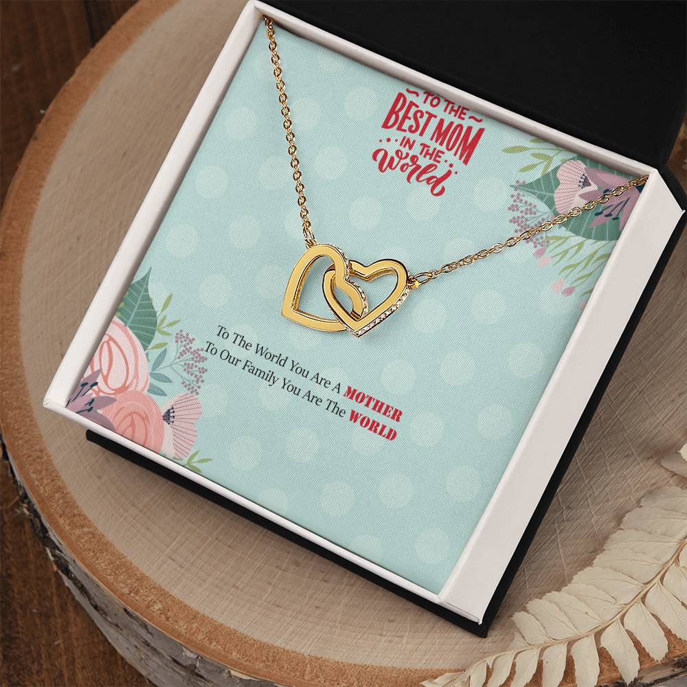 Mothers Day Gift For Mom Mothers Day Gift From Son Mothers Day Gift From Daughter Mothers Day Necklace Interlocking Hearts Necklace