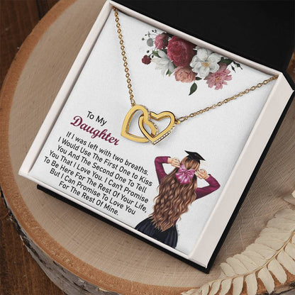 Graduation Gift For Daughter Graduation Day - Necklace Interlocking Hearts Necklace