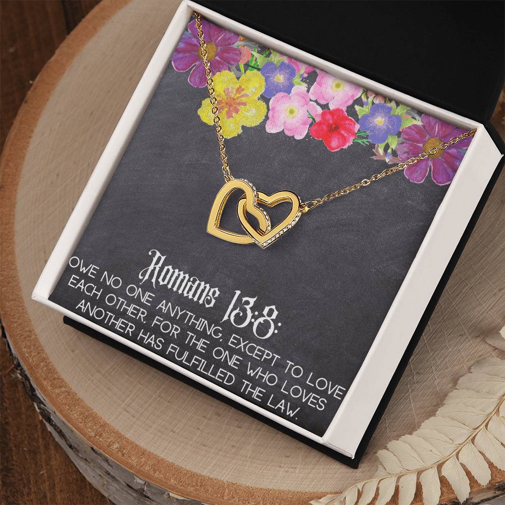 Interlocking Heart - Love Each Other Interlocking Hearts Necklace