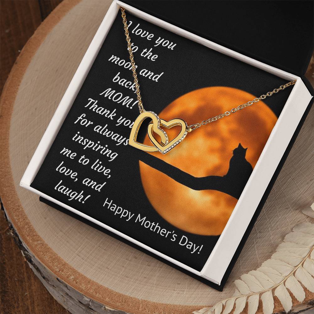 Interlocking Hearts - Mother'S Day Necklace Interlocking Hearts Necklace