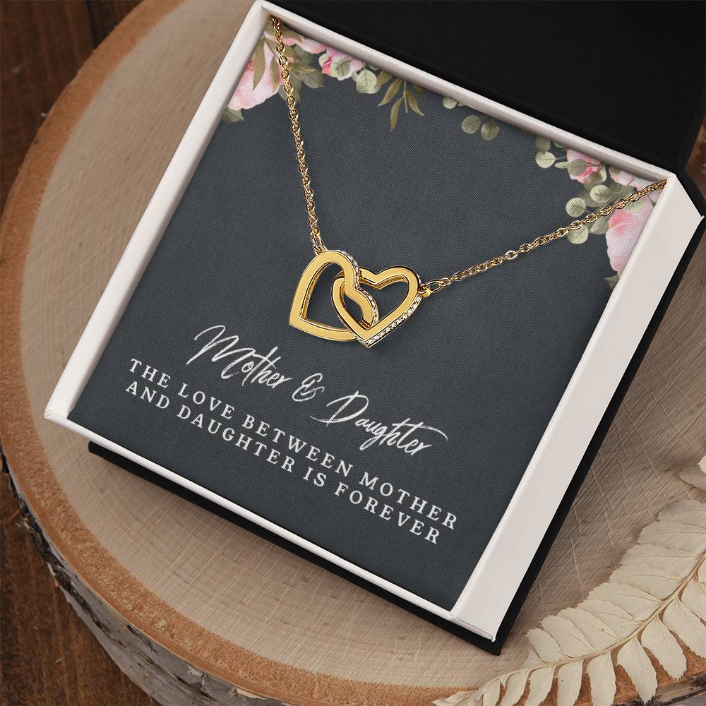 Mother & Daughter - Interlocking Heart Necklace Interlocking Hearts Necklace