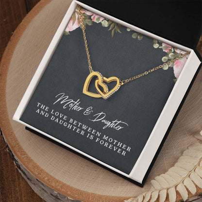 Mother & Daughter - Interlocking Heart Necklace Interlocking Hearts Necklace