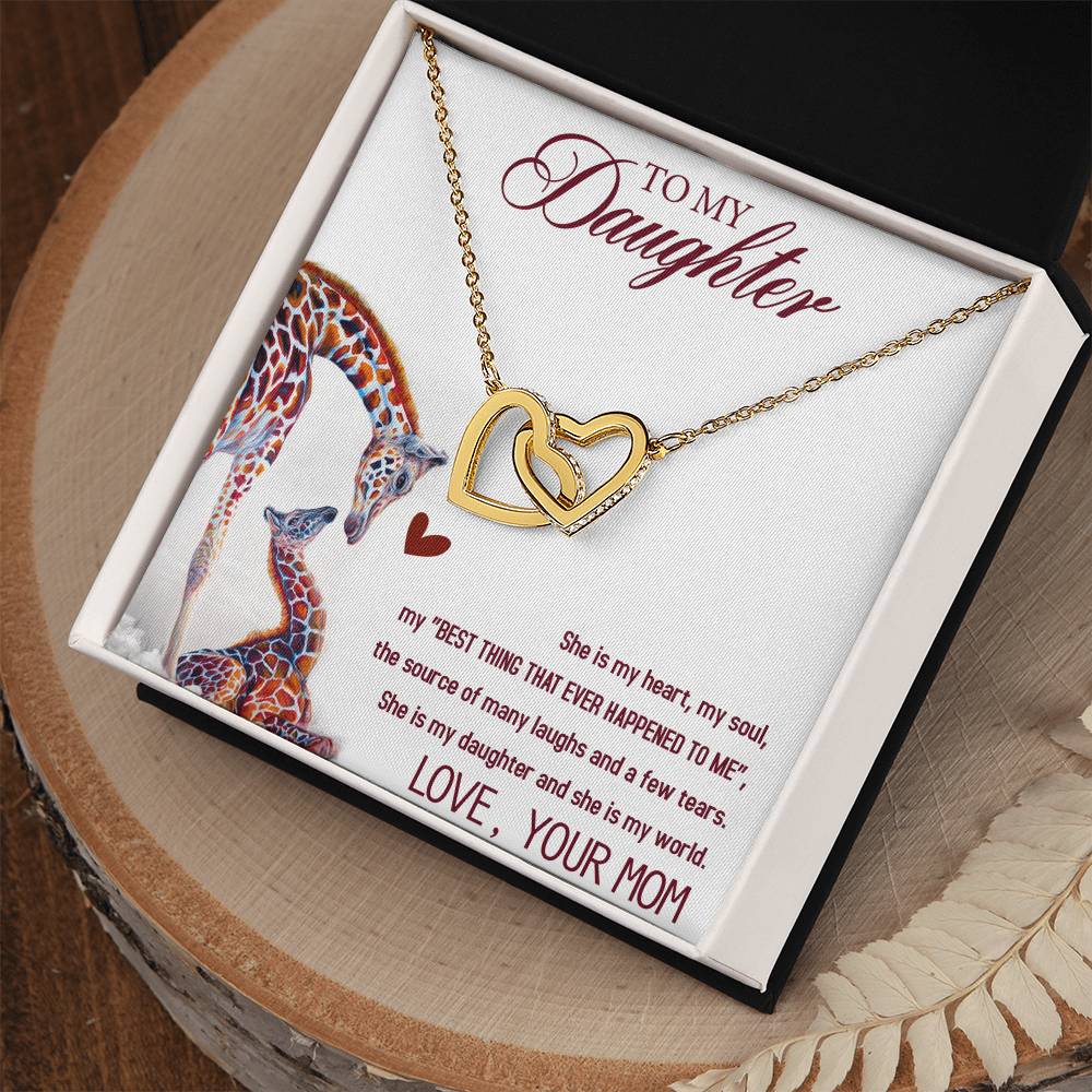 TOC058~1 Interlocking Hearts Necklace