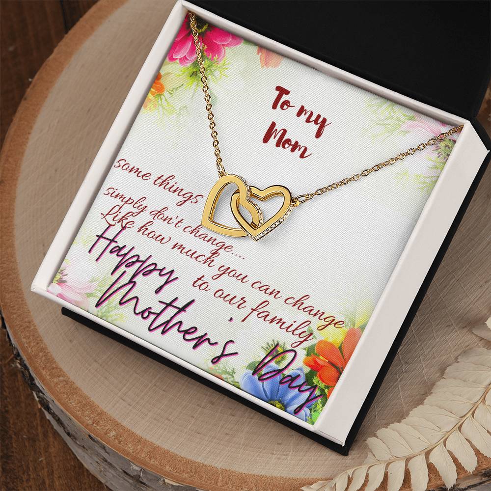 Mother'S Day Necklace Gift For Mom Mothers Day Gift To My Mom Necklace For Mom Mom'S Day Gift Mother Day Gift Set Interlocking Hearts Necklace