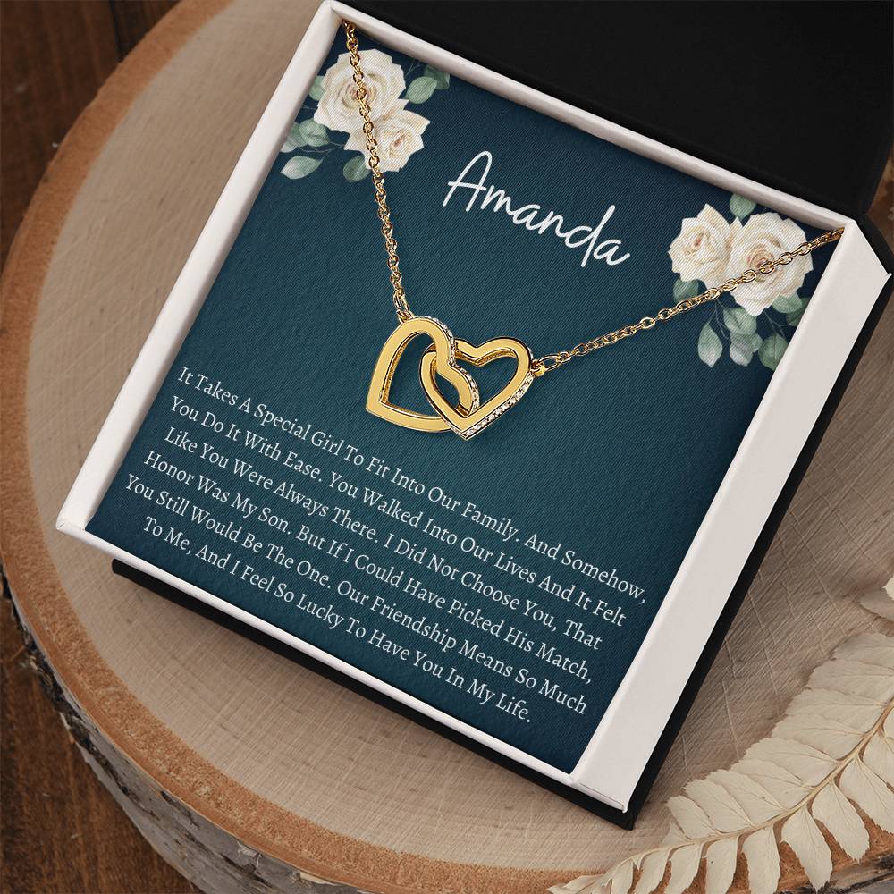 Sons Girlfriend Interlocking Necklace Interlocking Hearts Necklace