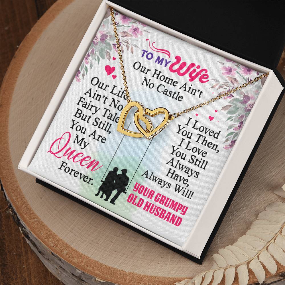 Gift For Wife - Interlocking Heart Necklace Interlocking Hearts Necklace