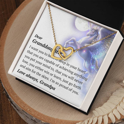 Pegasus Necklace From Grandpa Interlocking Hearts Necklace