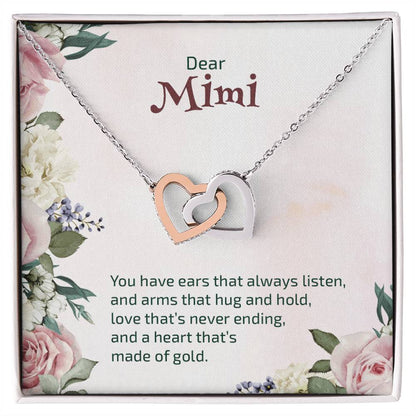 Interlocking Hearts Necklace For Mimi
