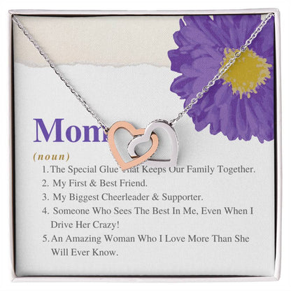 The Perfect Mother'S Day Gift. Interlocking Hearts Necklace