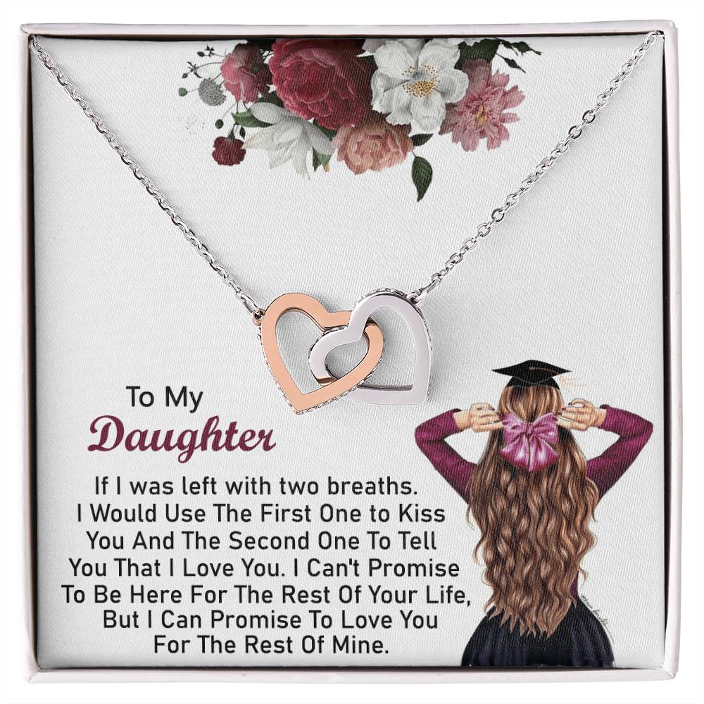 Graduation Gift For Daughter Graduation Day - Necklace Interlocking Hearts Necklace