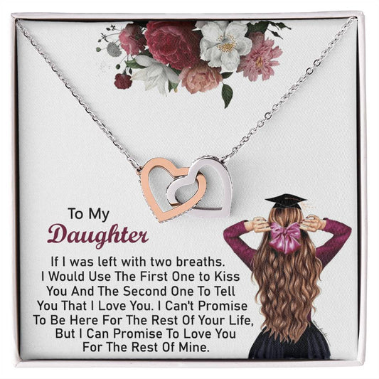 Graduation Gift For Daughter Graduation Day - Necklace Interlocking Hearts Necklace