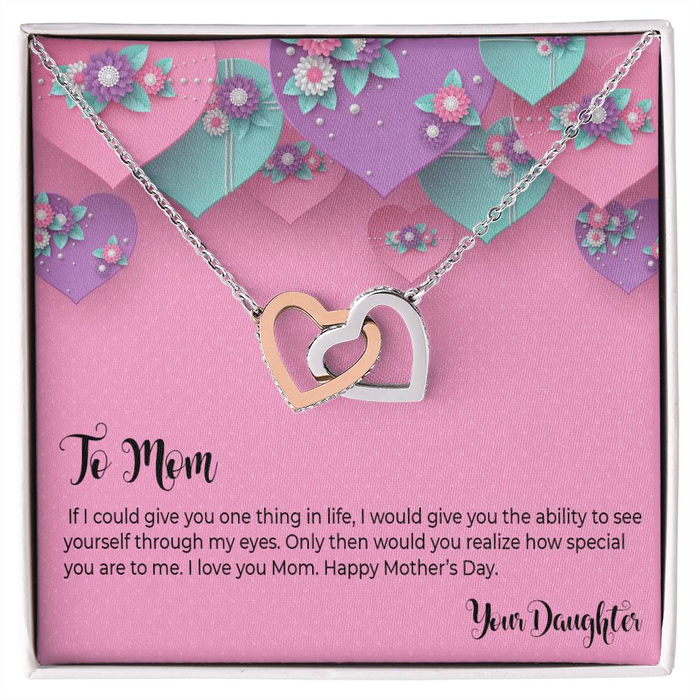 Give Your Mother The Necklace She Will Always Remember Interlocking Hearts Necklace