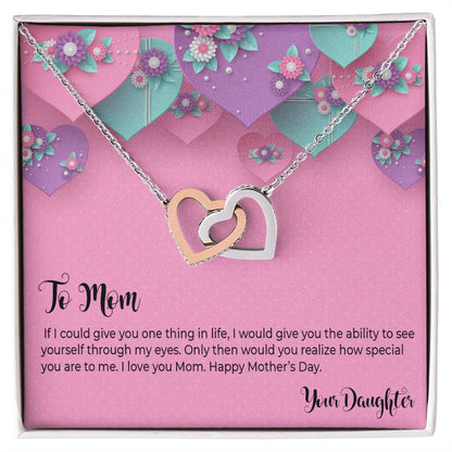 Give Your Mother The Necklace She Will Always Remember Interlocking Hearts Necklace