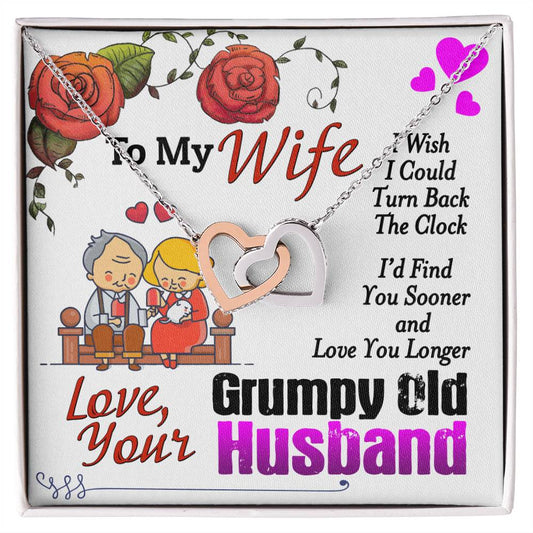 Old Man'S Wife - Interlocking Heart Necklace Interlocking Hearts Necklace