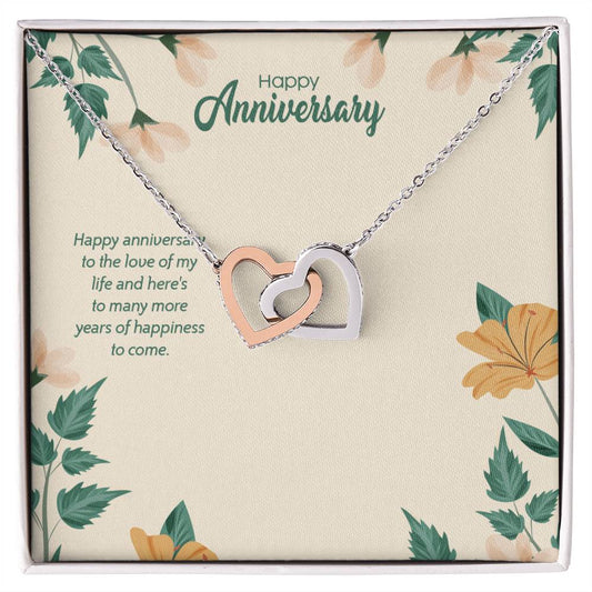 Love Of My Life - Interlocking Hearts Necklace