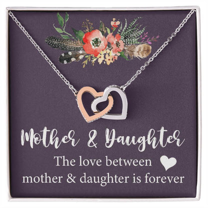Mother Daughter Gift Necklace Mother'S Day Gift Mother'S Day Necklace Gifts For Mom Interlocking Hearts Necklace