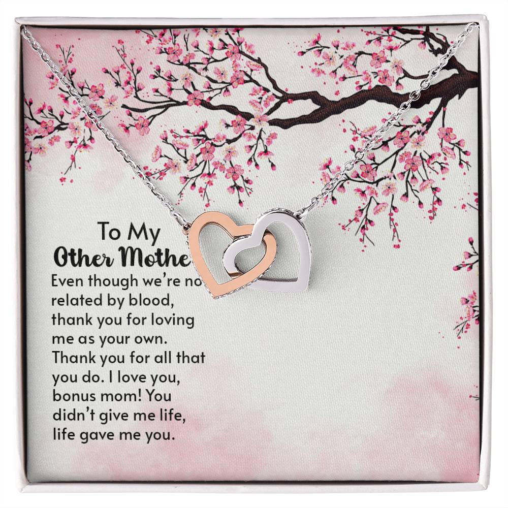To My Mother - Interlocking Hearts Necklace