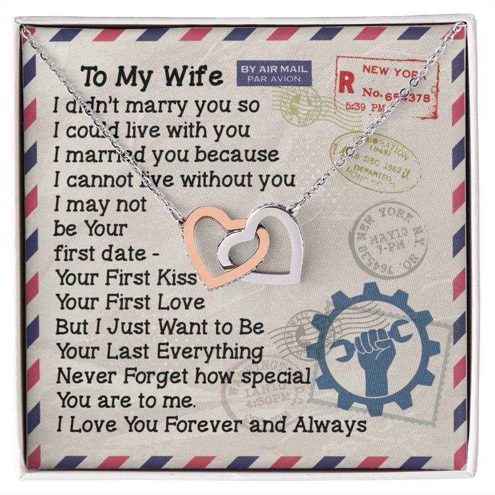Mechanic'S Wife - Interlocking Heart Necklace Interlocking Hearts Necklace