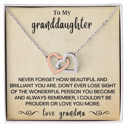 Happy Birthday Or Just To Say I Love You - Two Hearts Necklace Interlocking Hearts Necklace