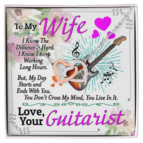 Guitarist'S Wife - Interlocking Heart Necklace Interlocking Hearts Necklace