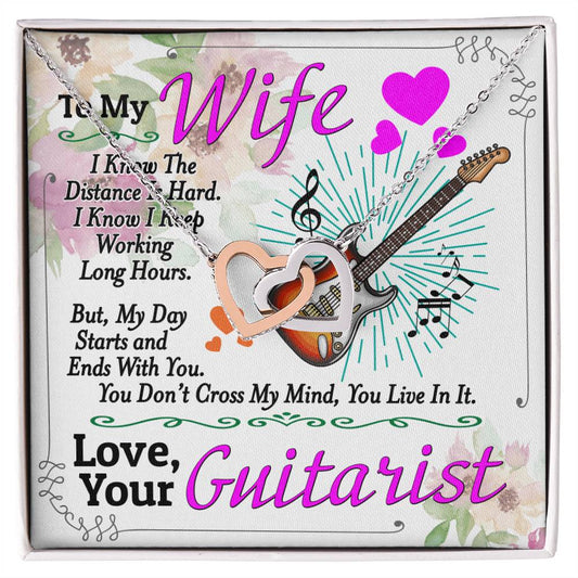 Guitarist'S Wife - Interlocking Heart Necklace Interlocking Hearts Necklace