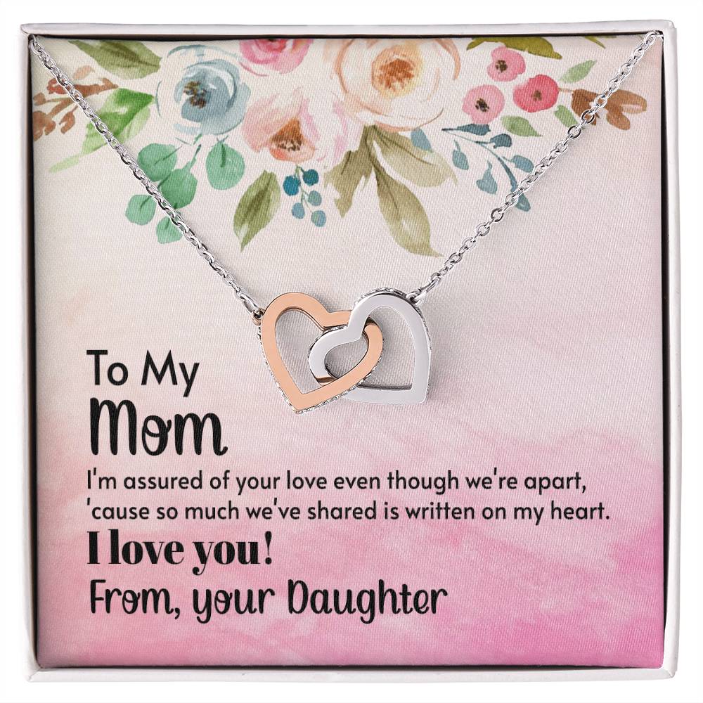 Mothers Day Gift From Daughter Son - Mother Necklace Gifts For Mom Mom Necklace Interlocking Hearts Interlocking Hearts Necklace