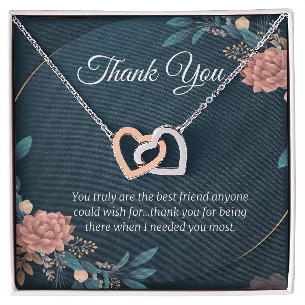 Thank You - Interlocking Hearts Interlocking Hearts Necklace