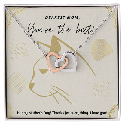 Mother'S Day Interlocking Hearts Necklace