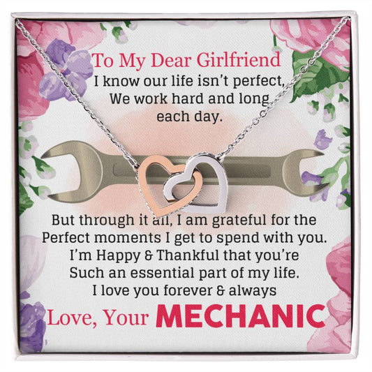 Mechanic'S Girlfriend - Interlocking Heart Necklace Interlocking Hearts Necklace