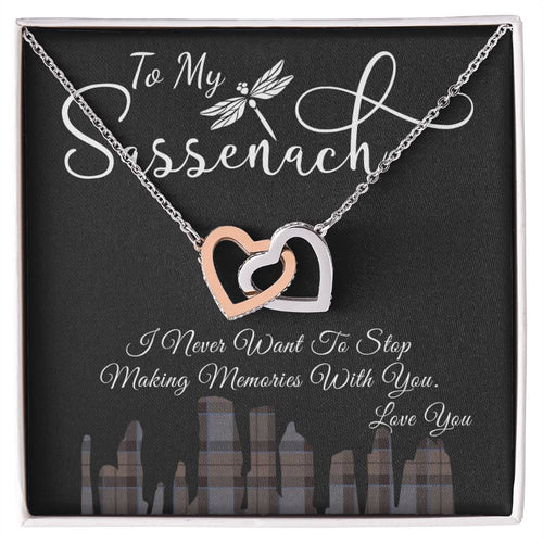 To My Sassenach - Interlocking Heart Interlocking Hearts Necklace
