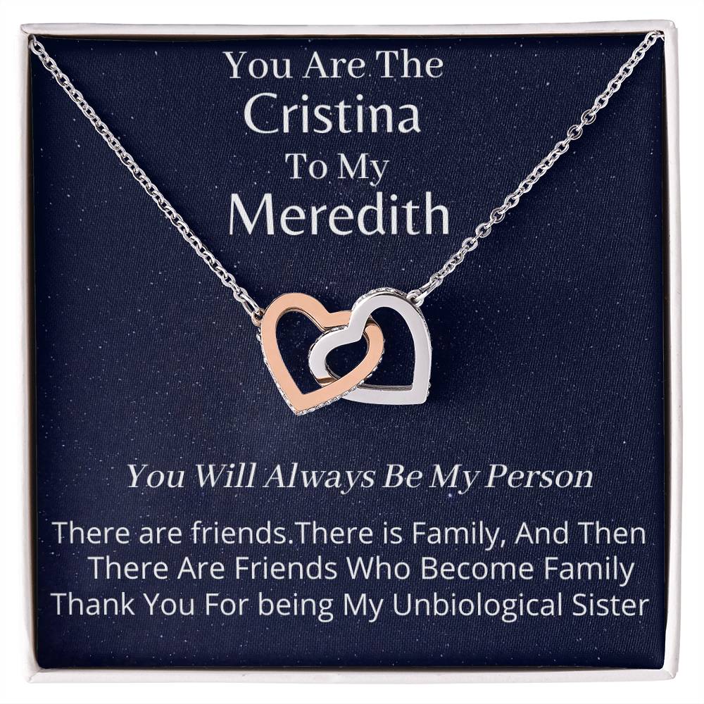 To My Person Nurse Week Special Interlocking Hearts Necklace