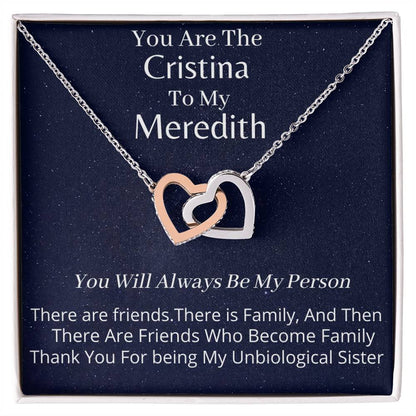 To My Person Nurse Week Special Interlocking Hearts Necklace