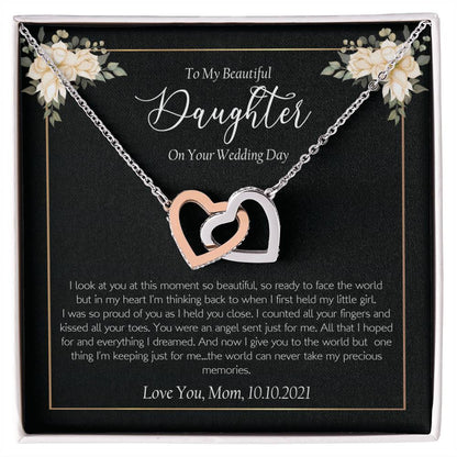 Daugther Wedding #2 Interlocking Hearts Necklace