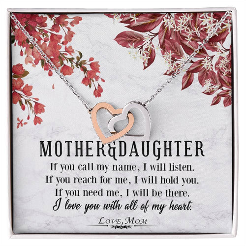 Mother & Daughter- Interlocking Hearts Interlocking Hearts Necklace