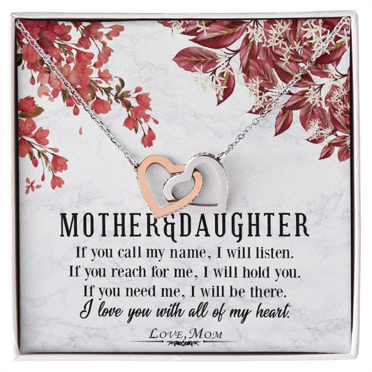 Mother & Daughter- Interlocking Hearts Interlocking Hearts Necklace