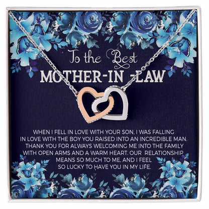 Mothers Day Gift From Daughter Son - Mother Necklace Gifts For Mom Mom Necklace Interlocking Hearts Interlocking Hearts Necklace