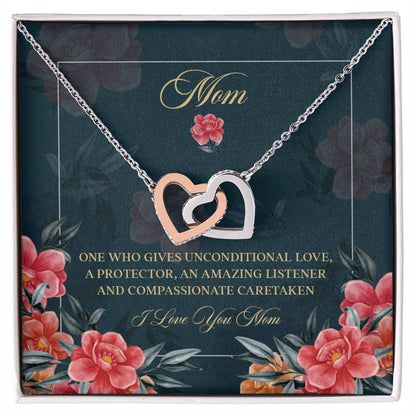 Mother'S Day Gift - Unconditional Love - The Interlocking Heart Necklace Interlocking Hearts Necklace