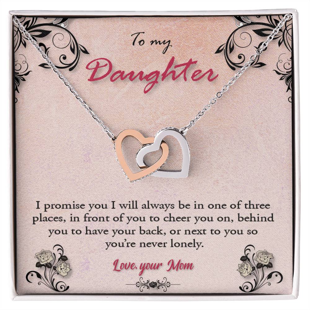 Interlocking Hearts Necklace - Promise