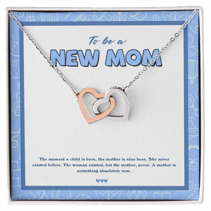 New Mommy To Be Mother'S Day Mommy To Be Gift Pregnant Necklace Interlocking Hearts Necklace