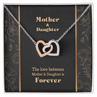 Mothers Day Interlocking Hearts Necklace Luxury