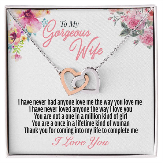 Once In A Lifetime Interlocking Hearts Necklace