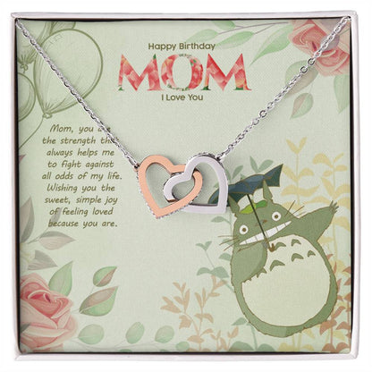 Our Strength Provider! - Interlocking Hearts Necklace