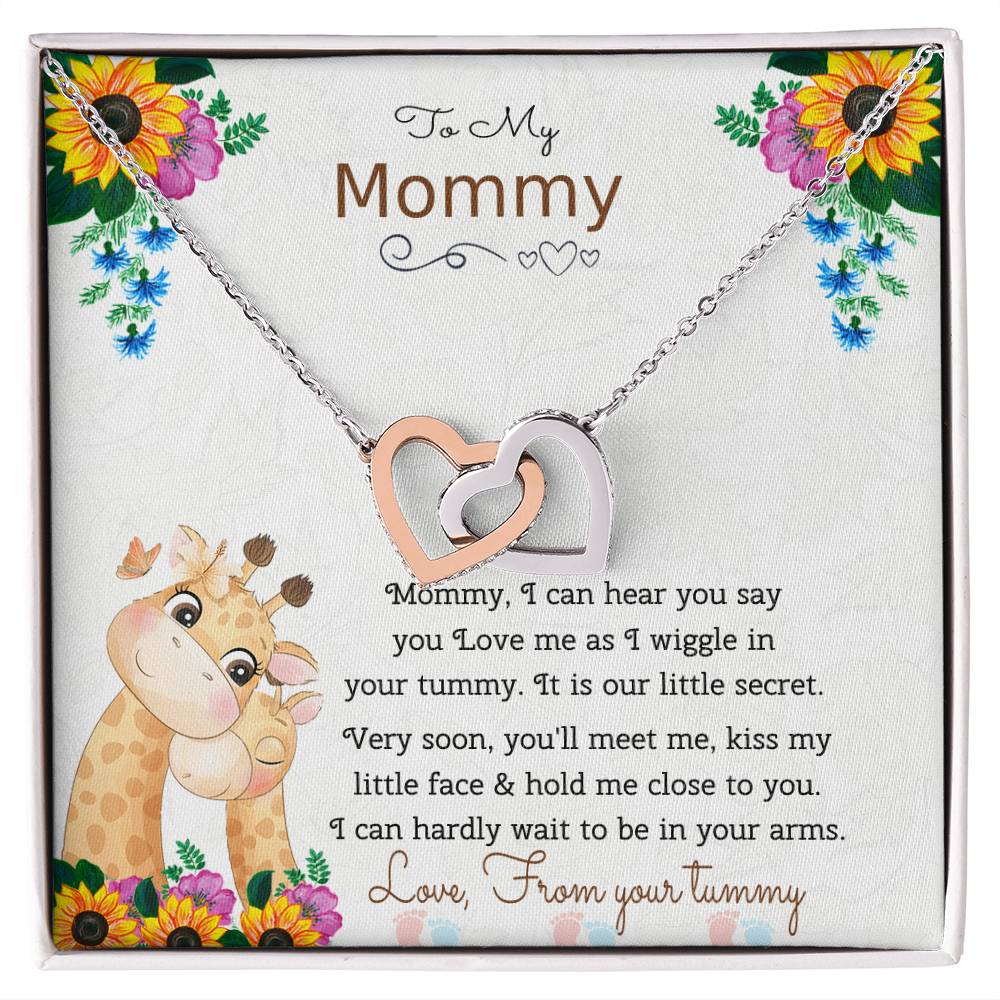 Love From Tummy Interlocking Hearts Necklace