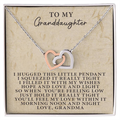 Give Her The Gift She Will Always Remember ?? Interlocking Hearts Necklace