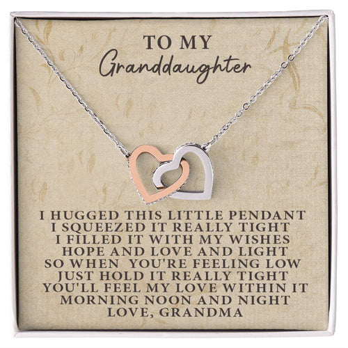 Give Her The Gift She Will Always Remember ?? Interlocking Hearts Necklace