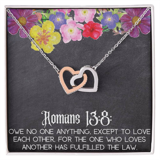 Interlocking Heart - Love Each Other Interlocking Hearts Necklace